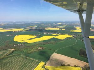 Rundflug zur Rapsblüte