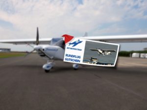Rundflug-Gutschein als Weihnachtsgeschenk