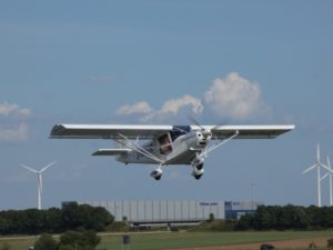 Start zum Rundflug in die Region