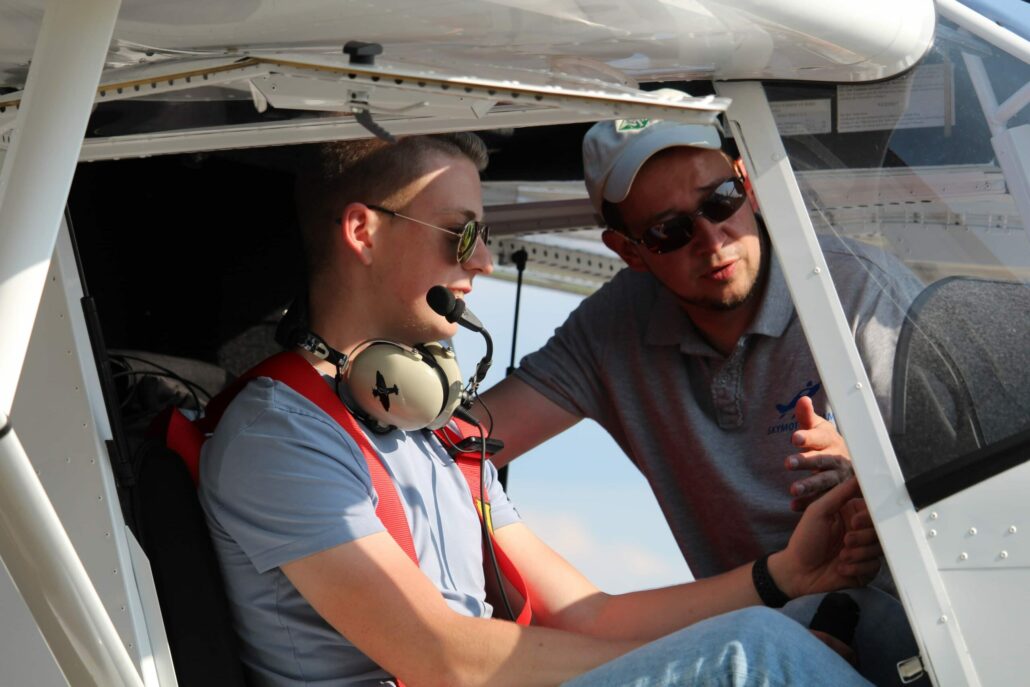 Pilot für einen Tag: Einweisung im Flugzeug