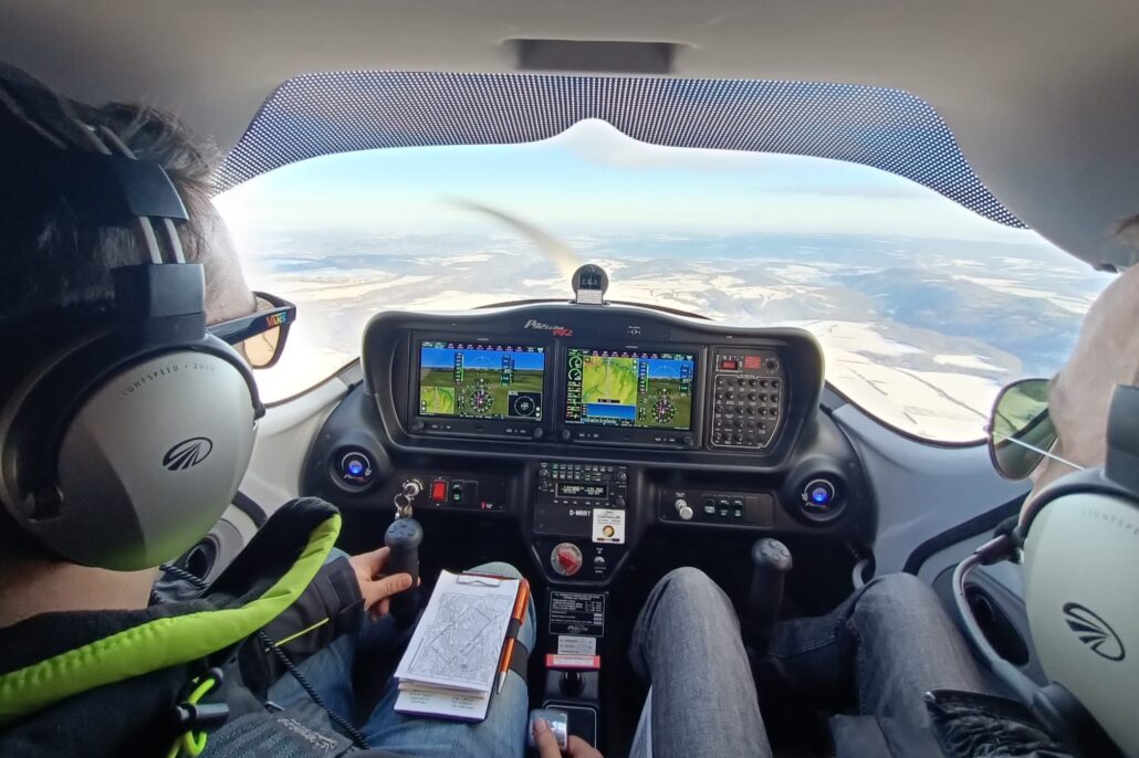 Pilot für einen Tag: Blick aus dem Cockpit